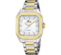 Lotus L18969/2 Women's Mother of Pearl Square Dial Two Tone Watch