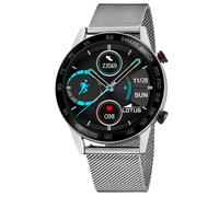 Lotus L50017/1 - Unisex - 45 mm - Smartwatch - Quartz - Mineral Glass Black/Silver 22 mm