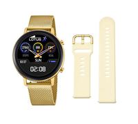 Lotus L50041/1 - Woman - 43 mm - Smartwatch - Quartz - Mineral Glass Beige/Gold 22 mm