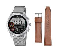 Lotus L50047/1 - Man - 44 mm - Smartwatch - Quartz - Mineral Glass Brown/Silver 22 mm