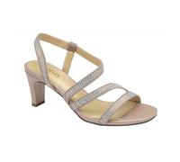Lotus Ladies Bernadette Pink Diamante Low Heeled Open Toe Occasion Sandals (Pink, UK Footwear Size System, Adult, Women, Numeric, Medium, 5)