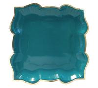 Lotus Large Party Plates (10Pk) - Emerald (Green)