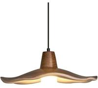 Lotus Leaf Pendant Light Farmhouse Wood Pendant Lighting Kitchen Island Large Flower Ceiling Hanging Lamp Industrial Vintage Rustic Chandelier For Bedroom Dining Room staircase Cafe Bar