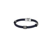 Lotus - LS1829-2/5: Men's Leather and Steel Bracelet - Blue, 22 cm, Leather, without stone