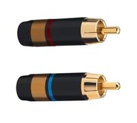 Lotus Male Adapter Solder Connector Sound Wire Terminal for Sound Video Security Coaxial Cable Sound System Accessories