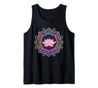 Lotus Mandala Circle | Spiritual Yoga - Buddha Lotus Tank Top