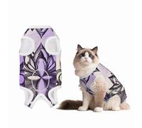 Lotus Mandala Dog Surgery Suit Recovery Suit, Breathable Full Body Dog & Cat Surgical Suit with Cute Prints, Alternative to Cone for Spay Neuter Wound Care, Male & Female Pets Small