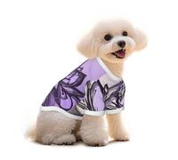 Lotus Mandala Dog T-Shirt Clothes Apparel Puppy Vest Pet and Elastic Tank Top Clothing, Dogs Cats Pullovers Cute Breathable Soft Small