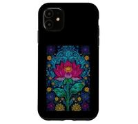Lotus Mandala Flower Sacred Geometry Botanical Bloom Case for iPhone 11