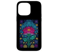 Lotus Mandala Flower Sacred Geometry Botanical Bloom Case for iPhone 14 Pro Max