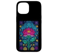 Lotus Mandala Flower Sacred Geometry Botanical Bloom Case for iPhone 15