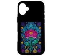 Lotus Mandala Flower Sacred Geometry Botanical Bloom Case for iPhone 16 Plus