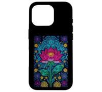 Lotus Mandala Flower Sacred Geometry Botanical Bloom Case for iPhone 16 Pro