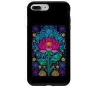 Lotus Mandala Flower Sacred Geometry Botanical Bloom Case for iPhone 7 Plus/8 Plus