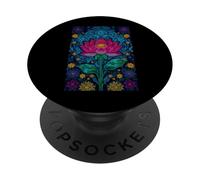 Lotus Mandala Flower Sacred Geometry Botanical Bloom PopSockets Adhesive PopGrip