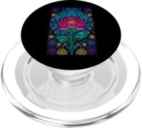 Lotus Mandala Flower Sacred Geometry Botanical Bloom PopSockets PopGrip for MagSafe