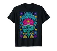 Lotus Mandala Flower Sacred Geometry Botanical Bloom T-Shirt