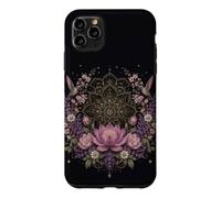 Lotus Mandala Hummingbird Floral Botanical Meditation Case for iPhone 11 Pro Max