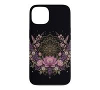 Lotus Mandala Hummingbird Floral Botanical Meditation Case for iPhone 13