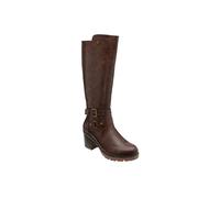 Lotus 'melina' Heeled Knee High Boots In Brown Brown 3