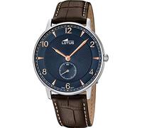 Lotus Mens Analogue Quartz Watch with Leather Strap 10134/E