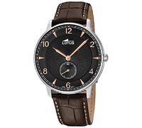 Lotus Mens Analogue Quartz Watch with Leather Strap 10134/F