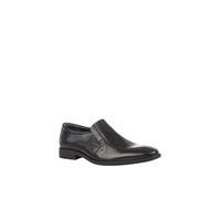 Lotus Men's Black 'Gerald' Leather Loafers | Size: 10 Lotus Black 10