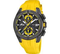 Lotus Watches Sport Watch 18943/1 – Men's Chronograph, Black Dial, Steel Case, Rubber Strap