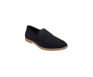 Lotus Men's 'Drakon' Suede Loafers in Navy | Size: 7 Lotus Navy 7