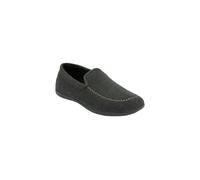 Lotus Men's 'Francisco' Textile Full Shoe Slippers in Grey | Size: 9 Lotus Grey 9