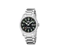 Lotus Men's Minimalist Watch with Silver 316L Stainless Steel Strap - Analogue Watch with Calendar - Classic and Elegant Style - Mineral Glass - 10 ATM - Quartz Movement 19054/4