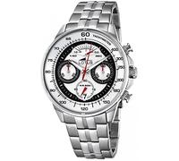 Lotus Men's Quartz Watch with Black Dial Analogue Display Quartz Stainless Steel 10129/1