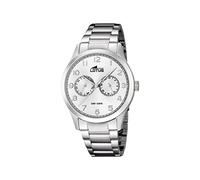 Lotus Men's Quartz Watch with Silver Dial Analogue Display and Silver Stainless Steel Bracelet 15954/a