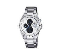 Lotus Men's Quartz Watch with Silver Dial Analogue Display and Silver Stainless Steel Bracelet 18319/1