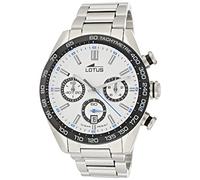 Lotus Mens Stainless Steel Chronograph Watch with Steel Bracelet 18916/1