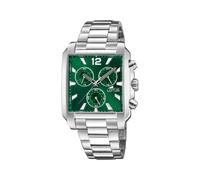 LOTUS Men's Watch 18850/3 Square Series 316L Stainless Steel Case Silver 316L Stainless Steel Strap Silver