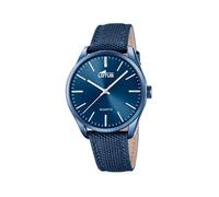 LOTUS Men's Watch 19071/1 Minimalist Stainless Steel Case Blue Nylon Strap
