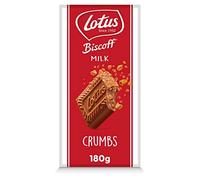 Lotus Milk Chocolate Bar with Biscoff Crumbs, 180g
