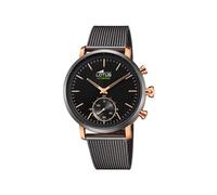 Lotus 18805/3 Connected Collection Men's Watch 42 mm Black Case with Dark Grey Steel Strap