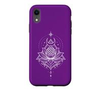 Lotus Moon Sacred Geometry Yoga Meditation Art Case for iPhone XR