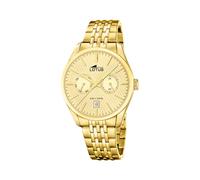 Lotus Multifuncion Date Watch, Gold, Average, Bracelet