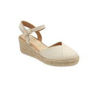 Lotus Shoes Women's Bronya Espadrille 6 (39) Nude
