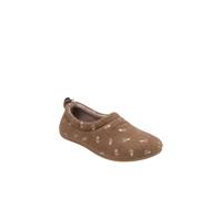 Lotus 'nelly' Flat Textile Slippers In Taupe Taupe 3