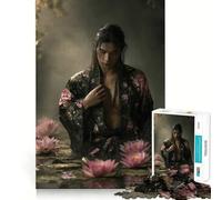 Lotus of Longing - Silent Grace Jigsaws 1000 Pieces for Adults Sharp Thinking Smooth Thick Fun Activity Home Display (38x26cm)