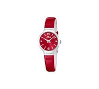 LOTUS Old Money Women's Watch 19027/3 Stainless Steel Case Grey Leather Strap Red