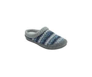 Lotus 'ophelia' Knitted Mule Slippers In Blue Blue