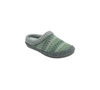 Lotus 'ophelia' Knitted Mule Slippers In Green Green 6