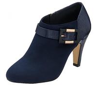 Lotus Platt Navy Microfibre Ladies Trouser Shoe 5