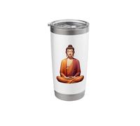 Lotus Pose - Meditating Buddha Stainless Steel Insulated Tumbler