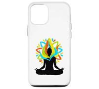 Lotus Pose Yoga Positive Art Namaste Meditation Zen Case for iPhone 12/12 Pro